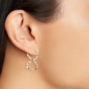 Bony Levy 14k Open Twist Hoop Earrings